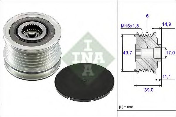 535005010 INA Шкив генератора купить в Черновцы