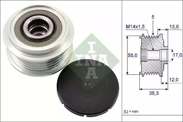 INA 535018410 Шкив генератора в наличии Ровно