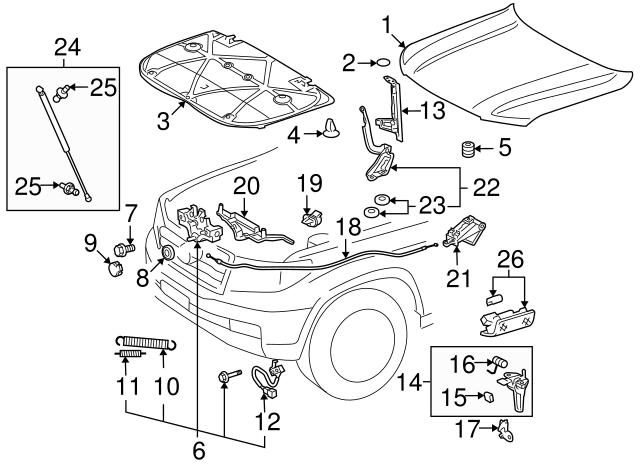 Трос замка капота 5363060140 TOYOTA