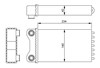 Радиатор отопителя салона 54252 NRF