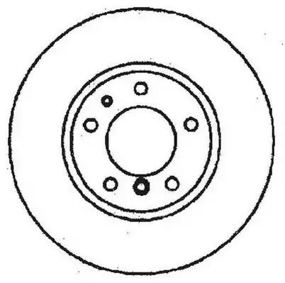 Autooil jurid bmw диск гальмівний передн.5-serie e34 88- 561476JC