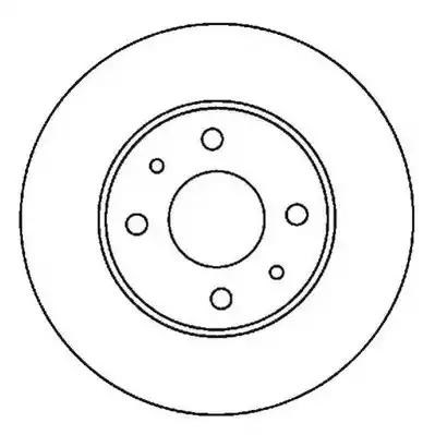 Autooil jurid nissan диск гальмівний передній almera 1.4i 16v 562024JC