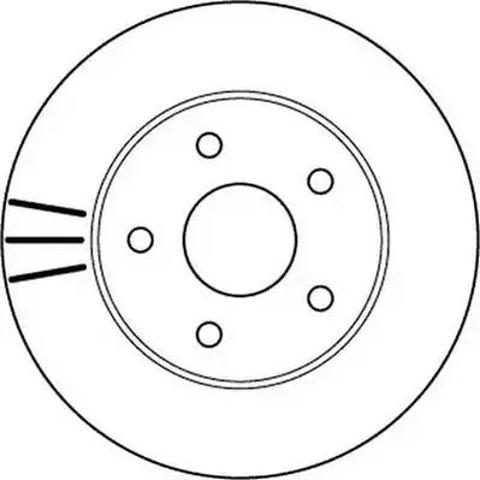Тормоз дисковый передний 562147JC BENDIX