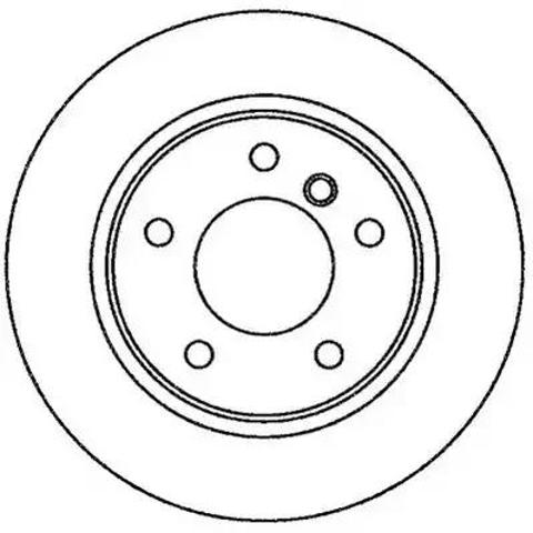 Диск тормозной задний 562259JC BENDIX