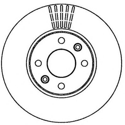 562268JC BENDIX Передние тормозные диски купить в Сумы
