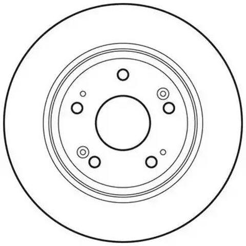 Диск тормозной задний 562687JC BENDIX
