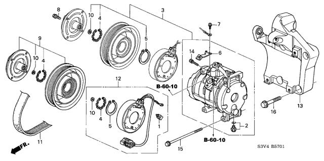 Поликлиновый ремень 56992RV0A05 HONDA