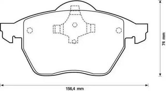 Колодки тормозные дисковые комплект 571921J BENDIX