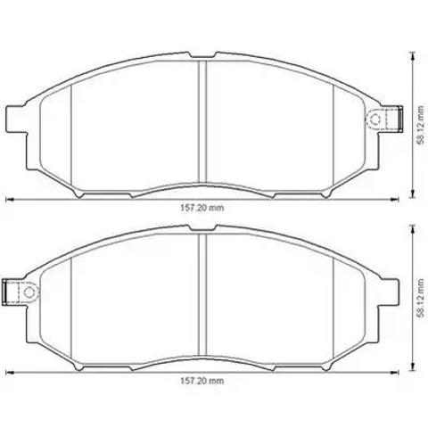 572575J BENDIX Колодки тормозные передние дисковые купить в Николаев