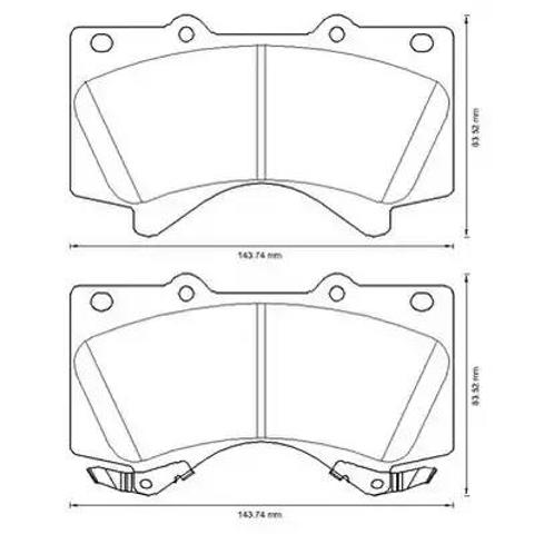 BENDIX 572599J Передние тормозные колодки в наличии Днепр
