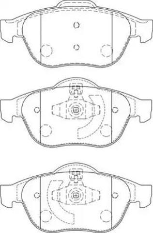 Колодки тормозные 573245J BENDIX