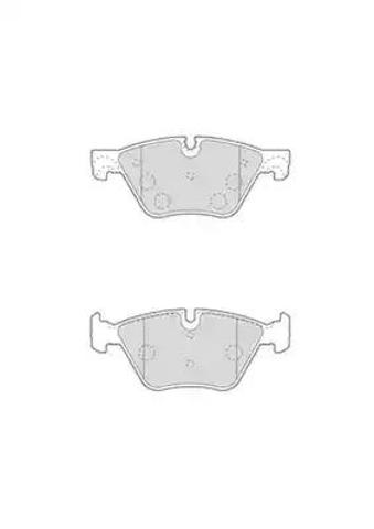 Колодки передние 573364J BENDIX