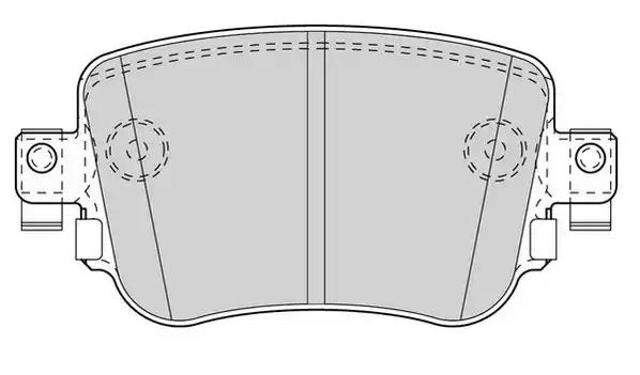 Колодки тормозные дисковые комплект 573603J BENDIX