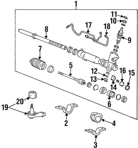Рулевая тяга 5771634000 HYUNDAI