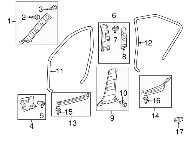 6221733031 TOYOTA Пистон крепления обшивки двери купить в Сумы
