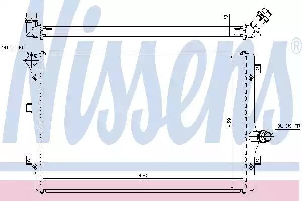 65281A NISSENS Радиатор купить в Ирпень