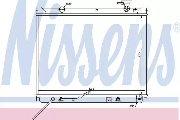 NISSENS 66682 Радиатор в наличии Запорожье
