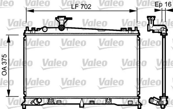 734483 VALEO Радиатор купить в Сумы