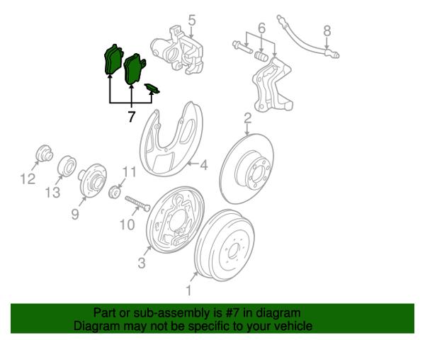 Задние колодки Фольксваген Транспортер T4