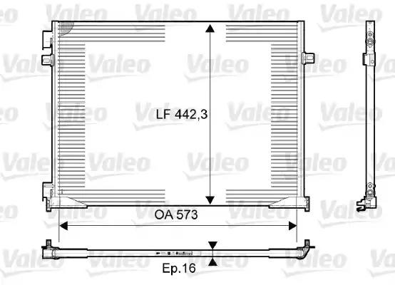 VALEO 814172 Радиатор кондиционера в наличии Хмельницкий