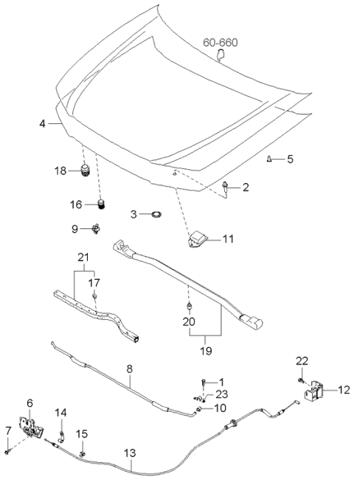 Отбойник крышки багажника 8173824000 HYUNDAI
