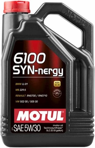 Auto масло моторное 6100 syn-nergy sae 5w-30 5l 838351