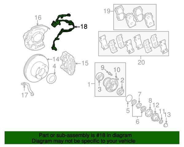 8954360010 TOYOTA Датчик АБС (ABS) передний левый купить в Ужгород