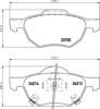 Тормозные колодки 8DB355010831 HELLA