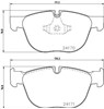 Колодки тормозные 8DB355012541 HELLA