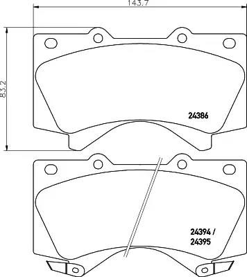 8DB355013151 Передние тормозные колодки купить Чернигов