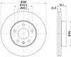 Диск тормозной передний 8DD355105591 HELLA