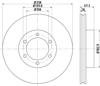 Передний тормозной диск 8DD355111861 HELLA