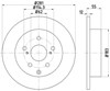 Тормозные диски 8DD355118881 HELLA