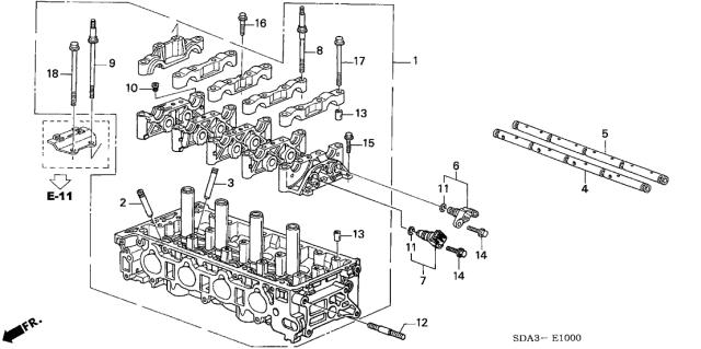 90011PNA003 HONDA Болт клапанной крышки ГБЦ купить в Кривой Рог