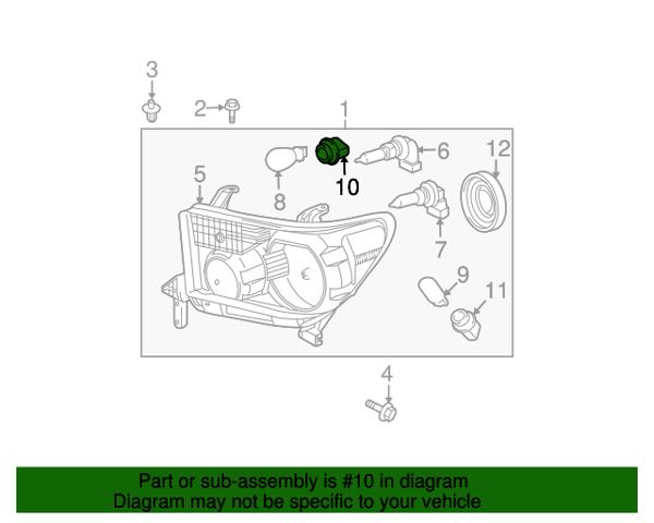 9007560060 TOYOTA Цоколь (патрон) лампочки указателя поворотов купить в Кривой Рог