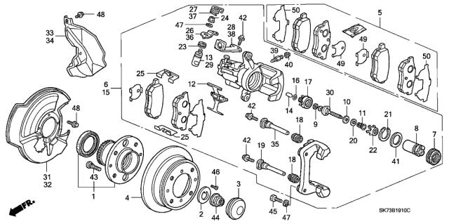 90113SM1005 Шпилька колесная задняя купить Ужгород