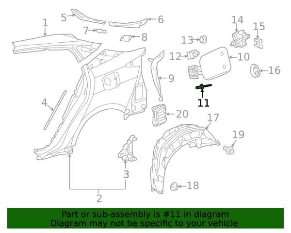 TOYOTA 9026906017 Пистон крепления подкрылок в наличии Кривой Рог