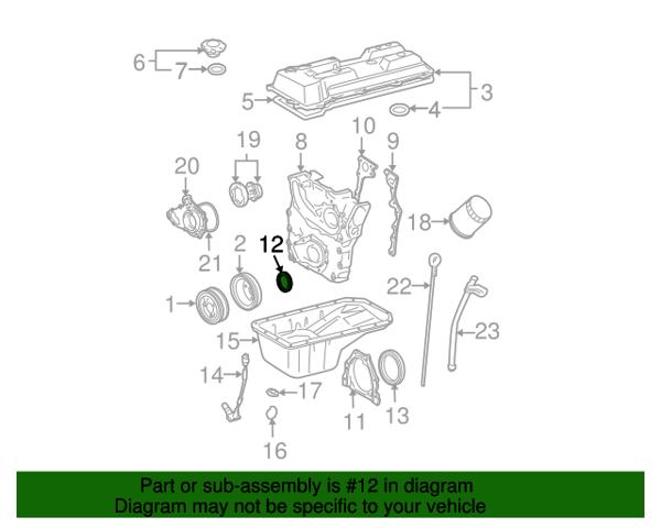 TOYOTA 9031148014 Сальник коленвала двигателя передний в наличии Тернополь