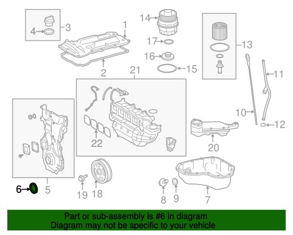 9031189015 TOYOTA Сальник коленвала задний купить в Ровно