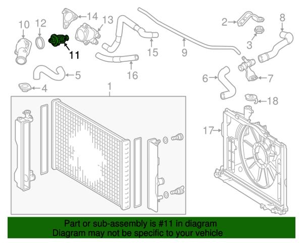 TOYOTA 9091603144 Термостат в наличии Винница