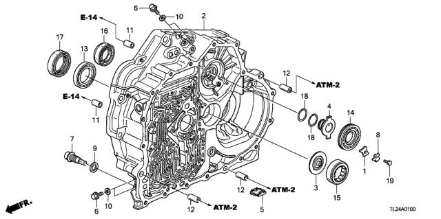 91206RCT003 HONDA Правый сальник полуоси купить в Винница