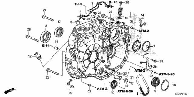 HONDA 91206RCT003 Сальник полуоси переднего моста правой в наличии Одесса