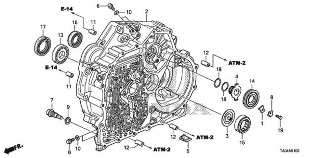 91207P7Z003 Сальник АКПП/КПП (выходного/вторичного вала) купить Ирпень