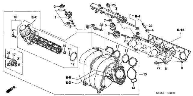 HONDA 91302PCA000 Кольцо (шайба) форсунки инжектора посадочное в наличии Львов