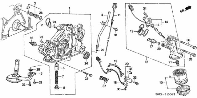 HONDA 91319PR3003 Датчик давления масла в наличии Ирпень