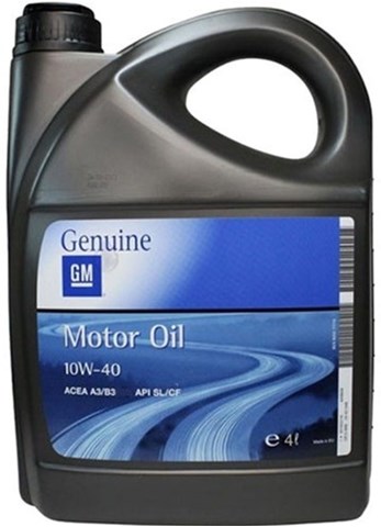 Auto gm motor oil 10w-40 5l 93165216