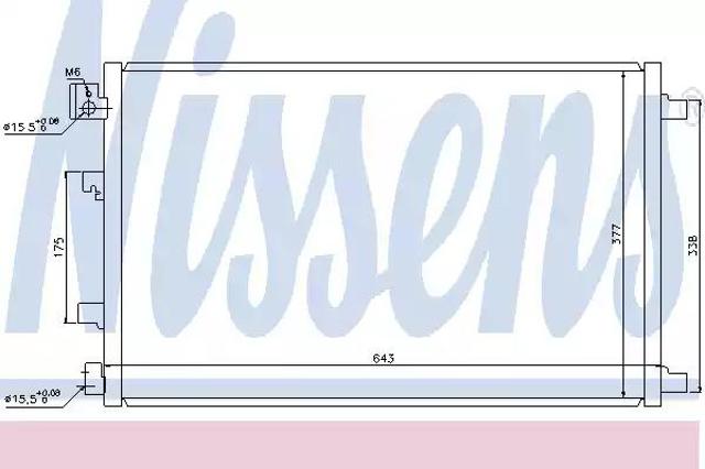 Конденсер 940038 NISSENS