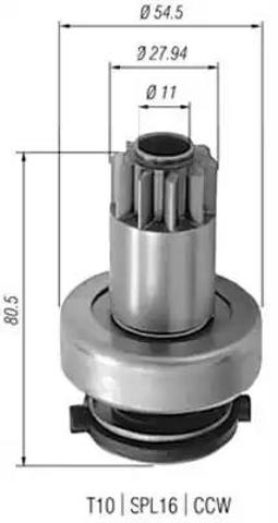 MAGNETI MARELLI 940113020308 Бендикс стартера в наличии Ужгород