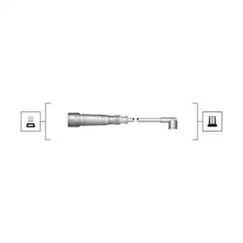 Провода высоковольтные 941319170055 MAGNETI MARELLI
