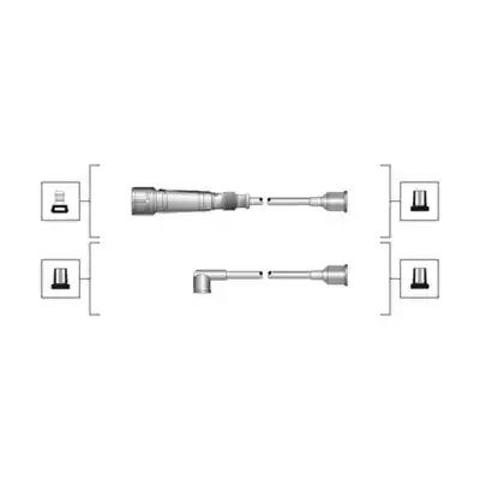 Провода высоковольтные 941319170103 MAGNETI MARELLI